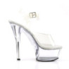 Pleaser KISS-208 Transparent High Heeled Platform Shoes