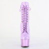 Pleaser ADORE-1020 Lavender Patent Chrome Ankle Boots