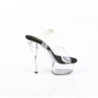 Pleaser KISS-208 Clear High Heeled Platform Shoes Women