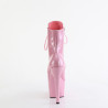 Pleaser ADORE-1020GP Rose Glitter Patent Ankle Boots