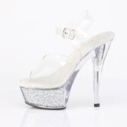 Pleaser KISS-208RSI Strass High Heeled Platform Shoes