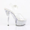 Pleaser KISS-208RSI Strass High Heeled Platform Shoes