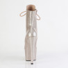 Pleaser ADORE-1020GP Champagne Glitter Patent Boots