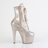 Pleaser ADORE-1020GP Champagne Glitter Patent Boots