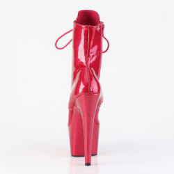Pleaser ADORE-1020GP Purple Glitter Patent Women Ankle Boots
