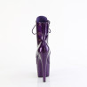Pleaser ADORE-1020GP Purple Glitter Patent Ankle Boots