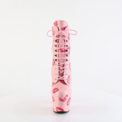 Pleaser ADORE-1020KISSES Rose Vegan Leather Leatherhe Boots