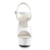 Pleaser KISS-209 White High Heeled Platform Shoes Women