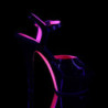 Pleaser KISS-209TT Neon High Heels Platform Shoes Women