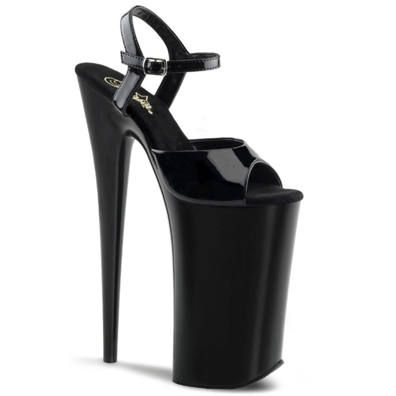Pleaser BEYOND-009 Black Extreme Platform High Heels Pleaser BEYOND-009 Black Extreme Platform High Heels