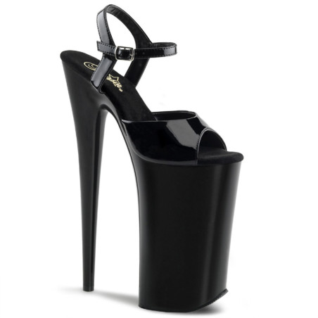 Pleaser BEYOND-009 Black Extreme Platform High Heels