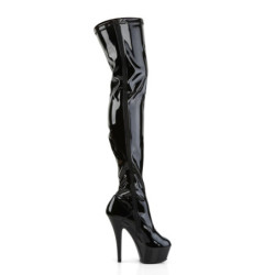 Pleaser KISS-3000 Platform Heeled Over The Knee Boots
