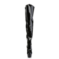 Pleaser KISS-3010 Platform Heeled Over The Knee Boots