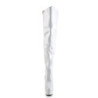 Pleaser KISS-3010 White Patent Sale Women