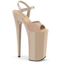 Pleaser BEYOND-009 Nude Extreme Platform High Heels
