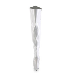 Pleaser KISS-3010 White Patent Sale Women