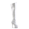 Pleaser KISS-3010 White Patent Sale Women