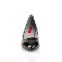 Pleaser Pink Label KITTEN-01 Black Patent Sale Women