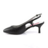 Pleaser Pink Label KITTEN-02 Black Vegan Leather Sale