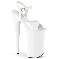 Pleaser BEYOND-009 White Extreme Platform High Heels