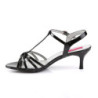Pleaser Pink Label KITTEN-06 Black Patent Heels Men