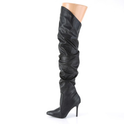 Pleaser CLASSIQUE-3011 Vegan Thigh High Stiletto Boots