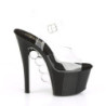 Pleaser KNUCKS-708 Transparent Black Sale Women