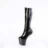 Pleaser CRAZE-2000 Patent Pony Platform Heelless Boots