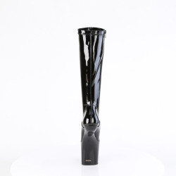 Pleaser CRAZE-2000 Patent Pony Platform Heelless Boots