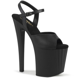 Pleaser ENCHANT-709 Black Vegan Leather Sale Women