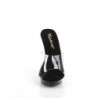 Fabulicious LIP-101 Transparent Black Mules Women
