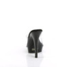 Fabulicious LIP-101 Transparent Black Mules Women