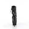 Pleaser DELIGHT-1043 Black Patent Women's Ankle Boots
