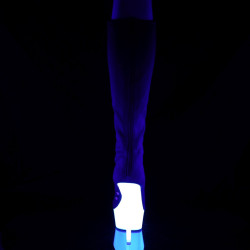 Pleaser DELIGHT-2000SK-02 Chucks Sneaker Knee Boots