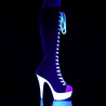 Pleaser DELIGHT-2000SK-02 Chucks Sneaker Knee Boots