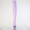 Pleaser DELIGHT-3019 Lavender Laced Thigh High Boots