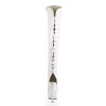 Pleaser DELIGHT-3019 White Laced Thigh High Boots