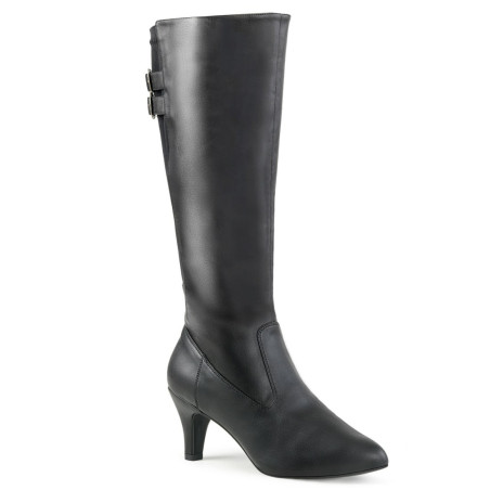 Pleaser Pink Label DIVINE-2018 Black Vegan Men Boots