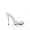Fabulicious LIP-101LS Transparent High Heeled Mules