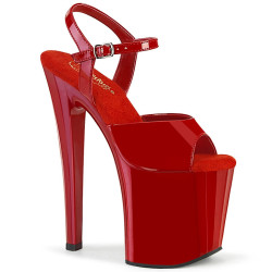Pleaser ENCHANT-709 Red Patent Sale Women