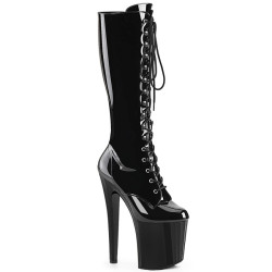Pleaser ENCHANT-2023 Platform Laced Knee High Boots