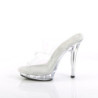 Fabulicious LIP-102 Transparent High Heeled Mules