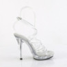 Fabulicious LIP-106 Criss-Cross Strappy Heeled Sandals