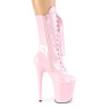 Pleaser FLAMINGO-1050 Rose Patent Women's Ankle Boots