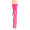 Pleaser FLAMINGO-1050 Pink Patent Women's Ankle Boots