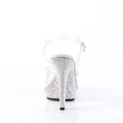 Fabulicious LIP-108DM Strass High Heeled Bridal Sandals
