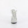 Fabulicious LIP-108MG Clear High Heeled Bridal Sandals