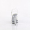 Fabulicious LIP-108MG Clear High Heeled Bridal Sandals
