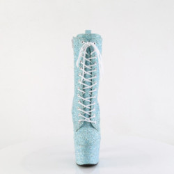 Pleaser ADORE-1040GR Baby Blue Glitter Strass Matching
