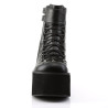 Demonia KERA-21 Black Vegan Platform Boots Women